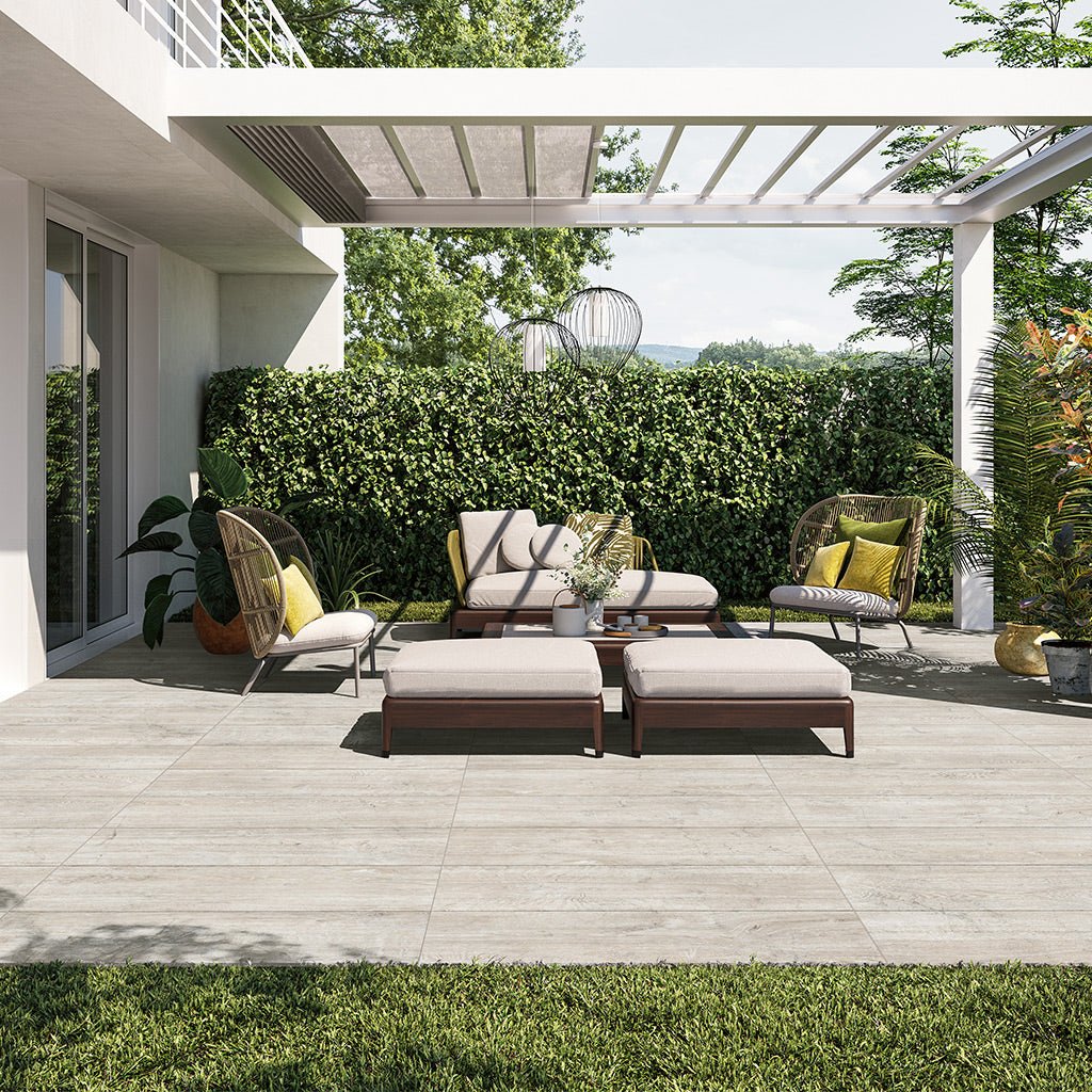 Boardwalk Bianco, 16" x 32" - 2CM Outdoor Porcelain Paver - Image 2