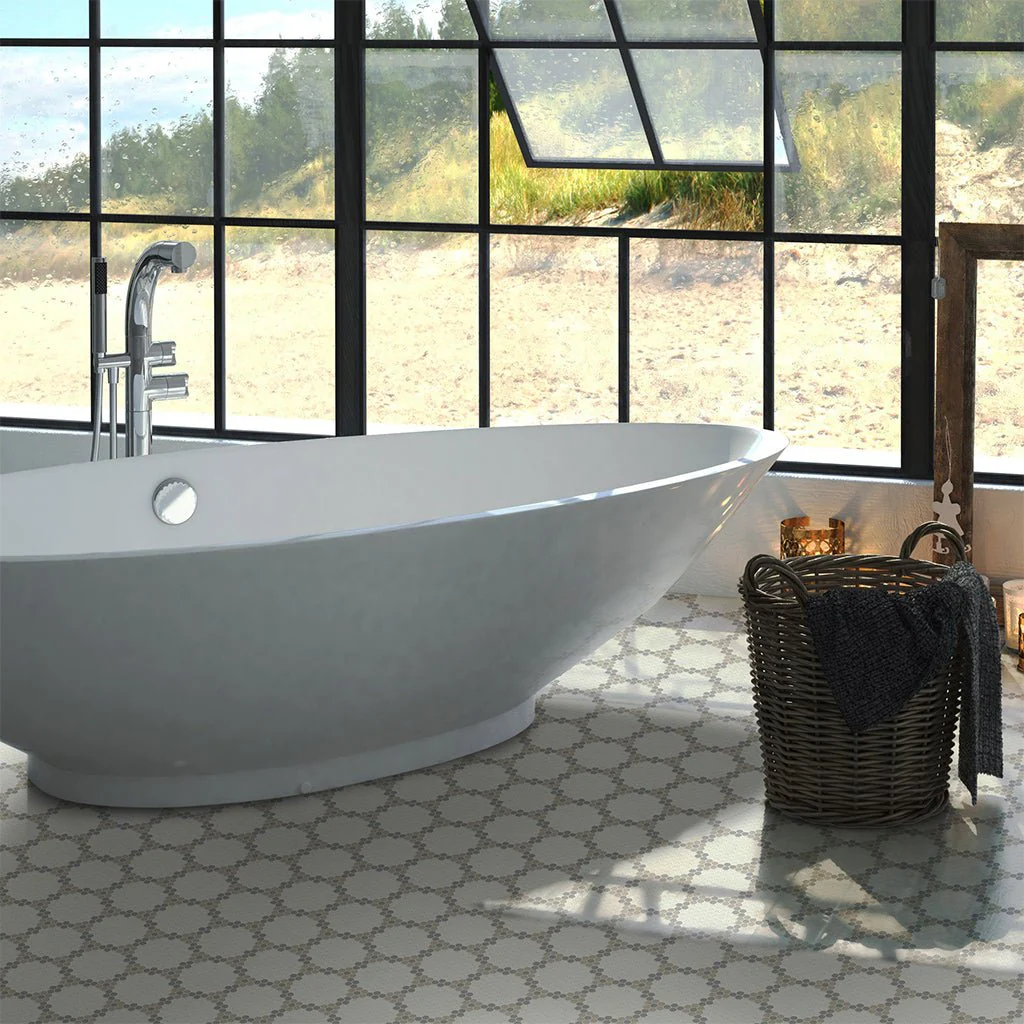 Bourges Country, Hexagon Mosaic - Glass Tile - Image 2