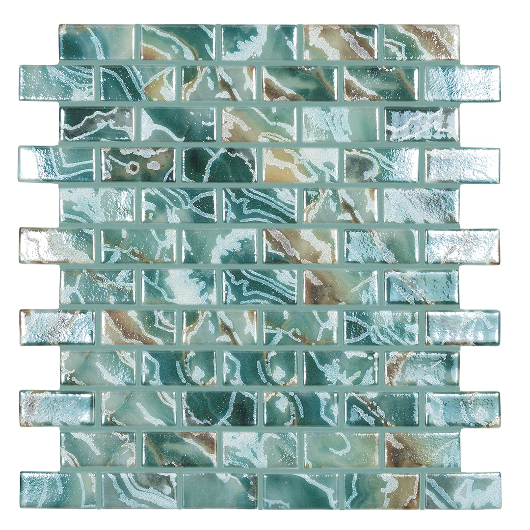 Breeze Lake, 1" x 2" - Glass Tile