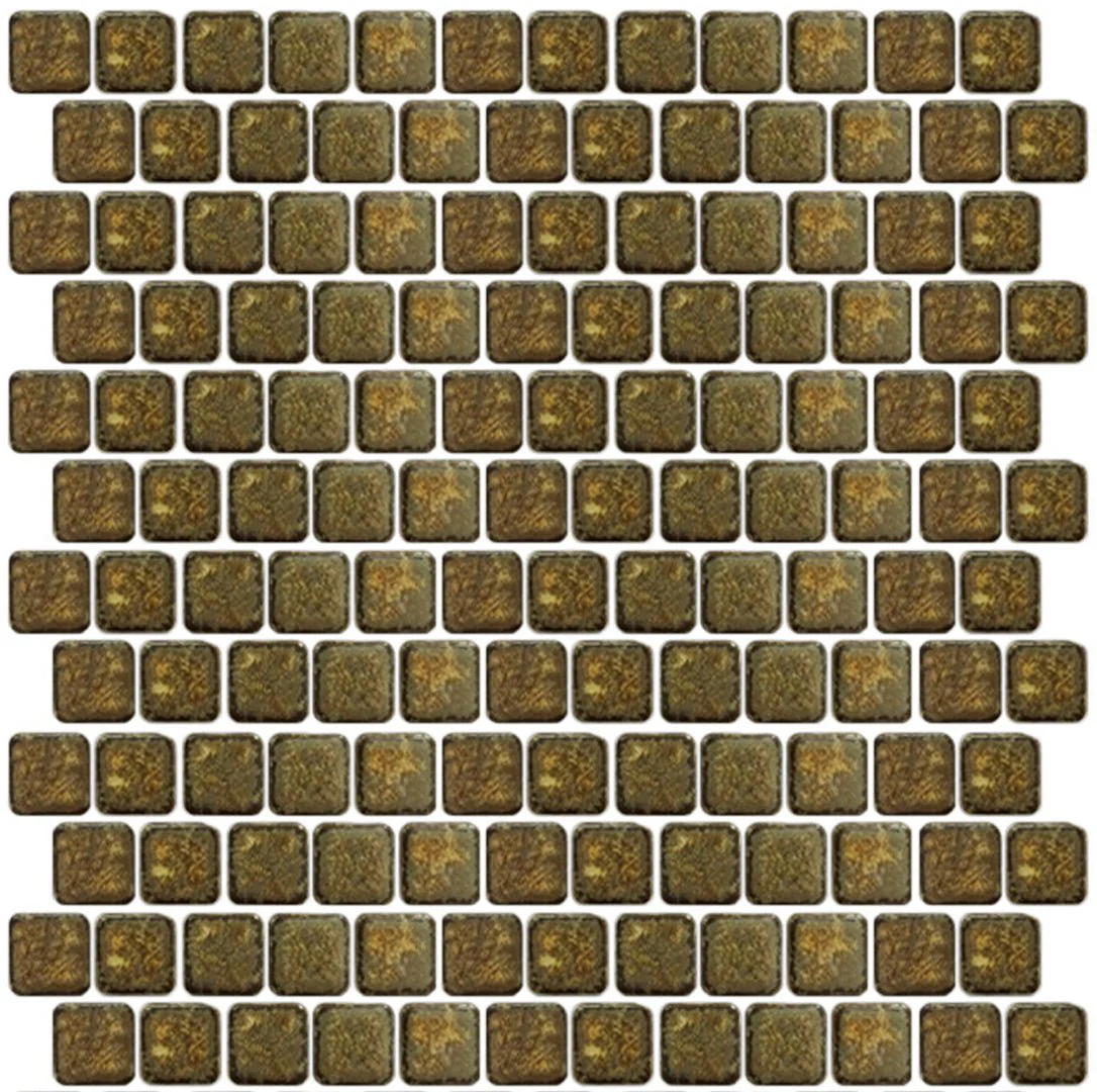 Bronze, 1" x 1" - Porcelain Pool Tile