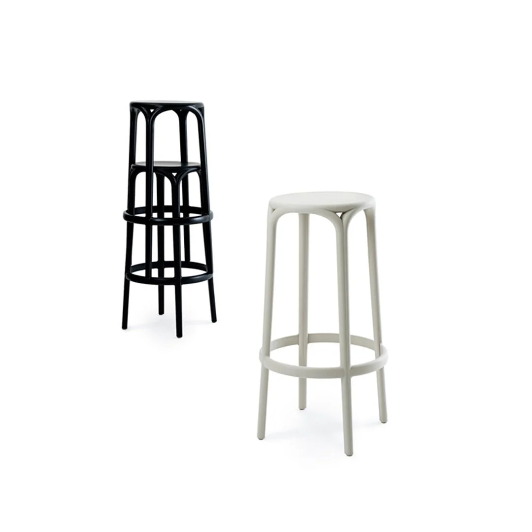 Brooklyn Bar Stool (Set of 4) - Modern Patio Furniture - Image 2