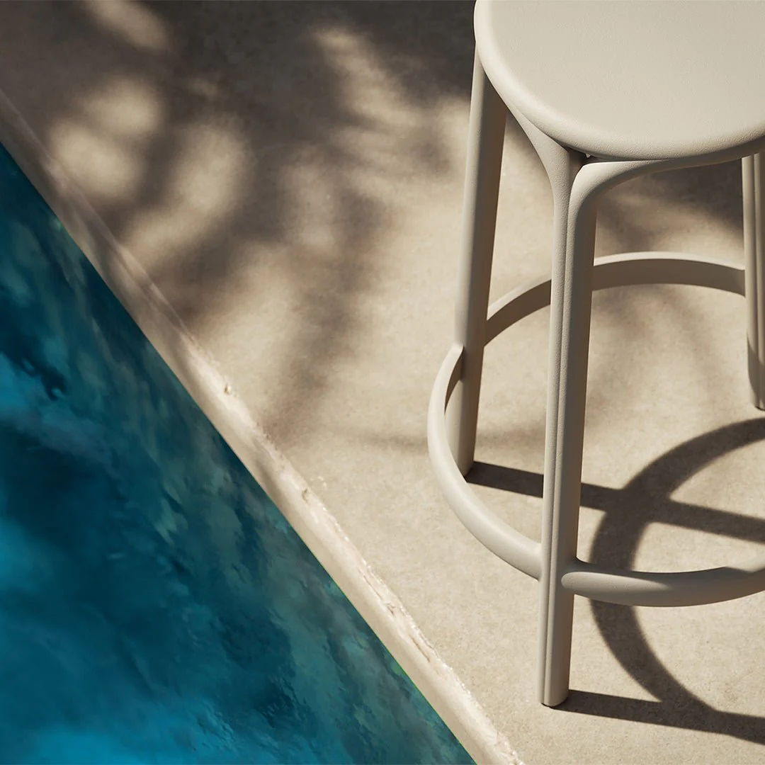 Brooklyn Counter Stool (Set of 4) - Modern Patio Furniture - Image 3