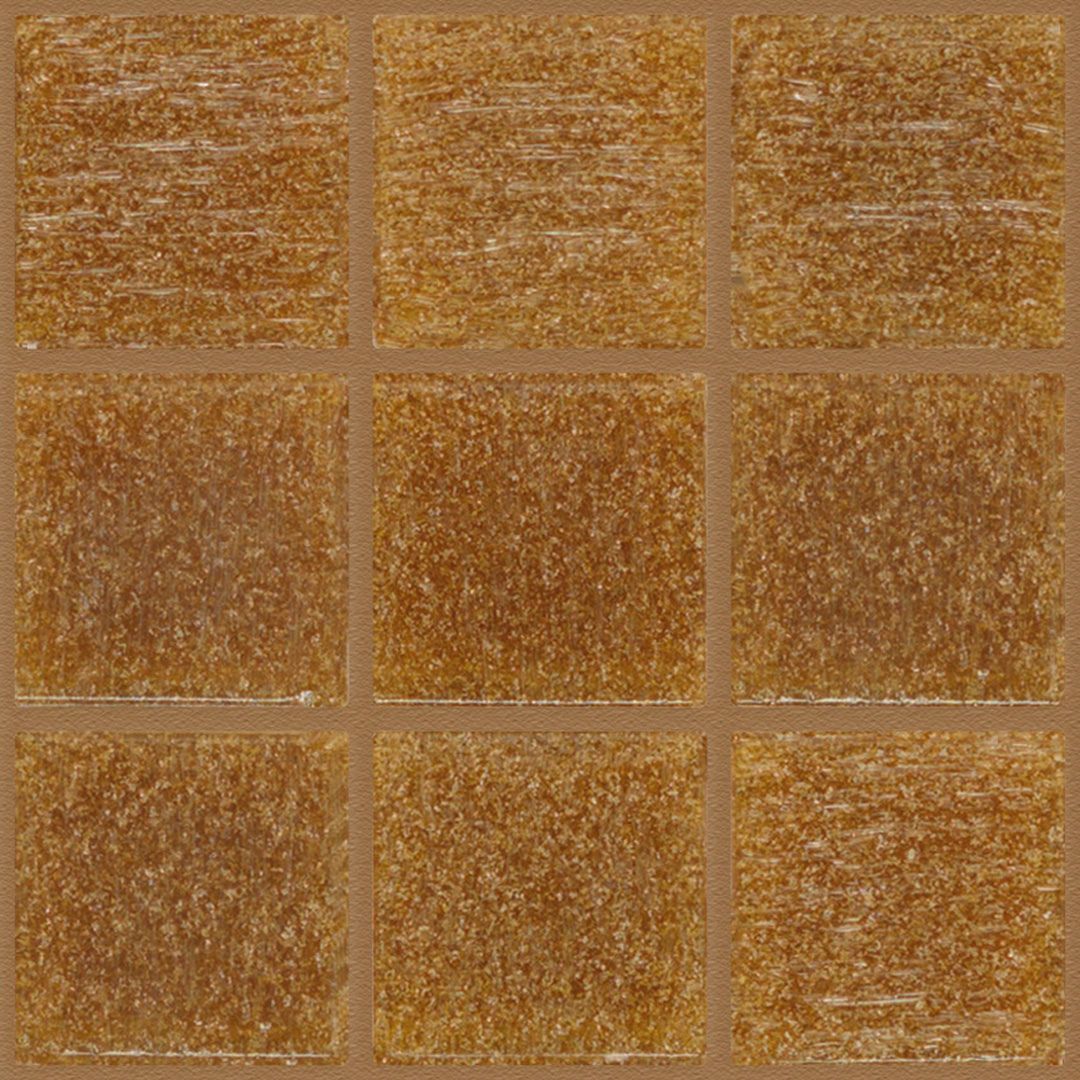 183 Brown, 3/4" x 3/4" - Glass Tile