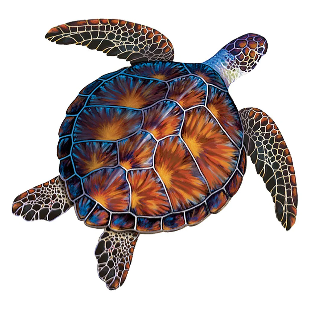 Brown Turtle - Pool Mosaic