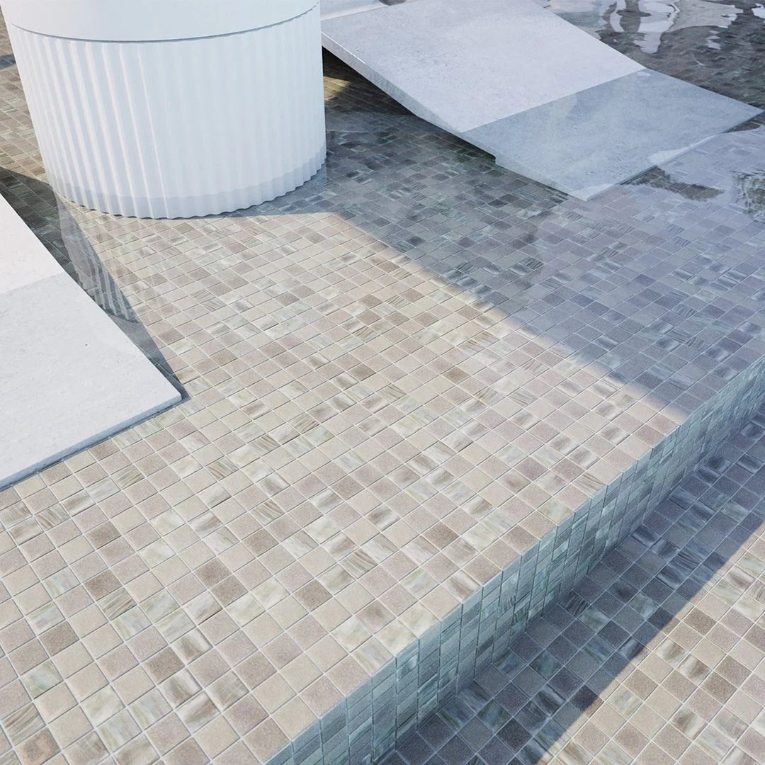 Budapest, 3/4" x  3/4" Glass  Tile - Image 3