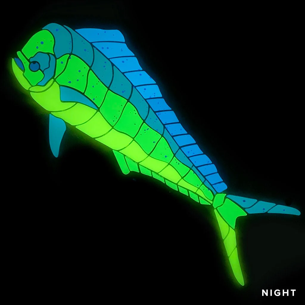 Bull Mahi, Left - Glow in the Dark Pool Mosaic - Image 2