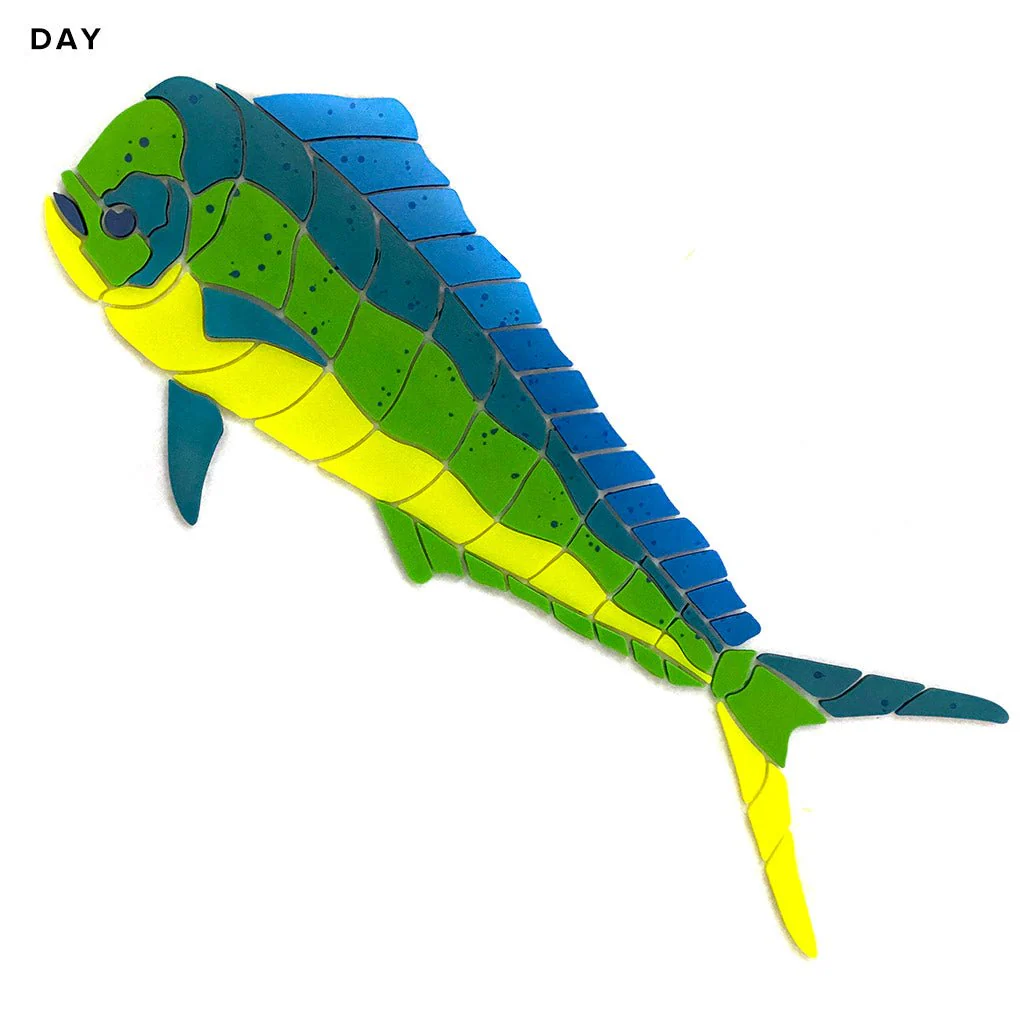 Bull Mahi, Left - Glow in the Dark Pool Mosaic - Image 3