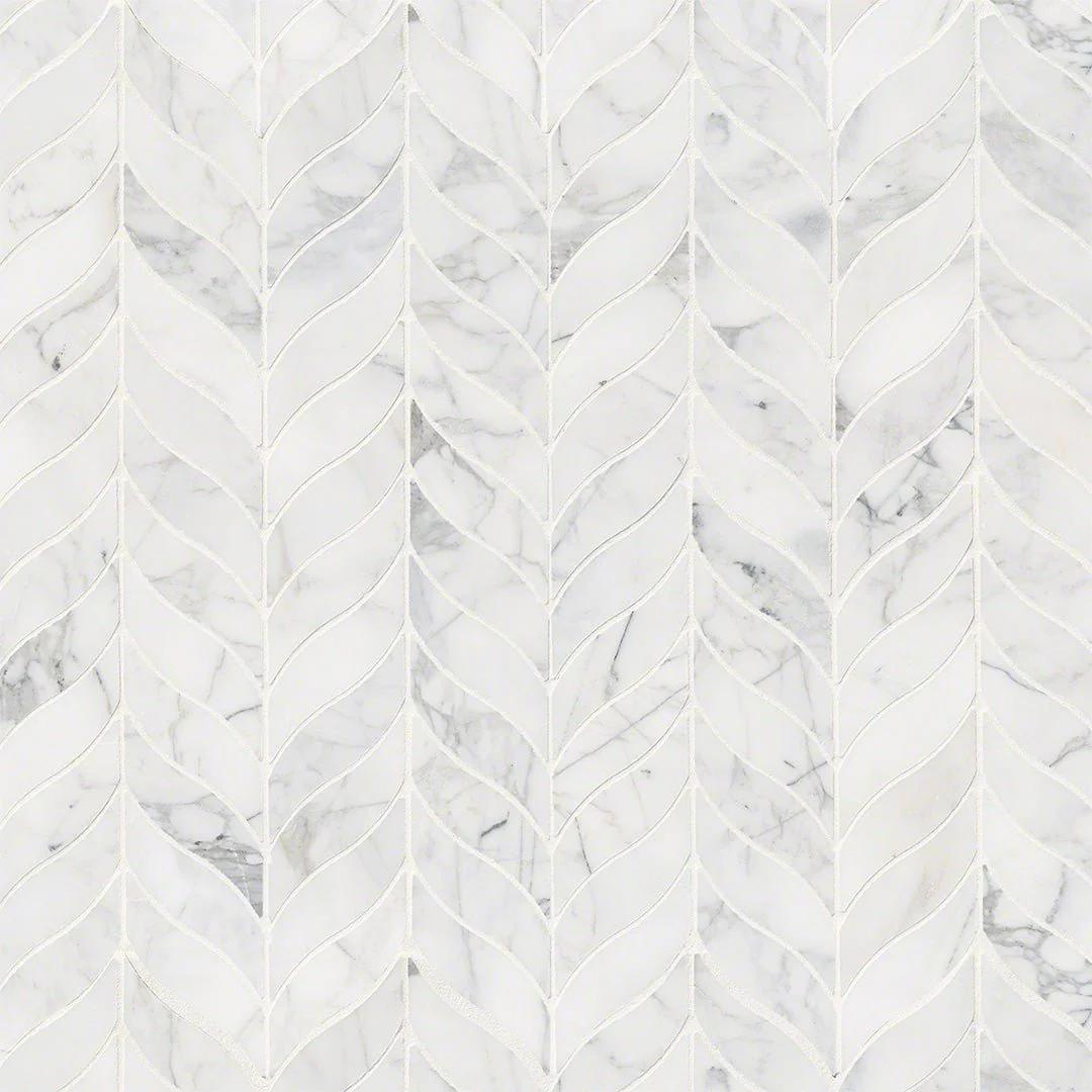 Calacatta Cressa Leaf Pattern - Stone Tile - Image 4