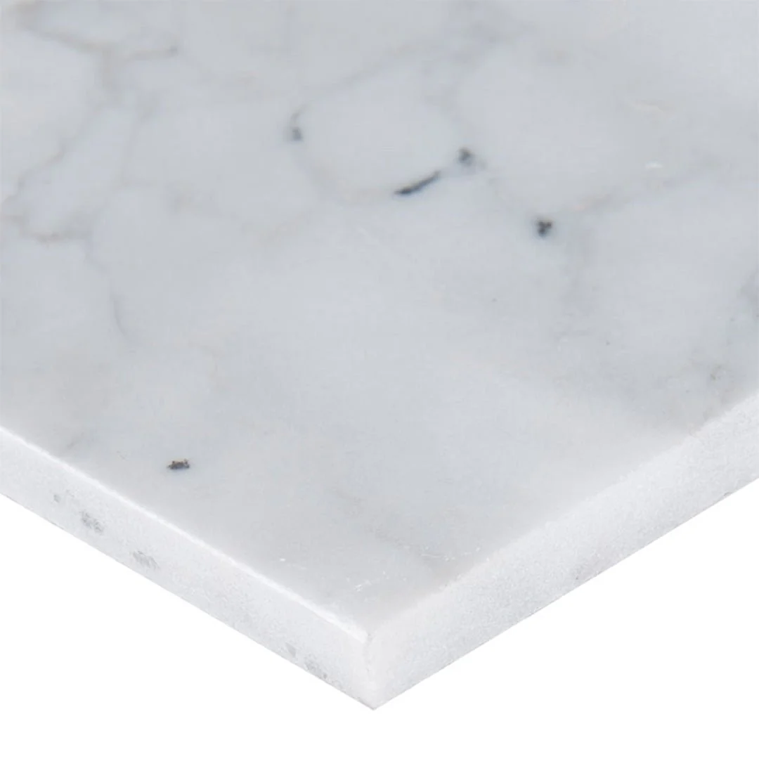 Calacatta Cressa White Subway, 3" x 6" - Stone Tile - Image 3