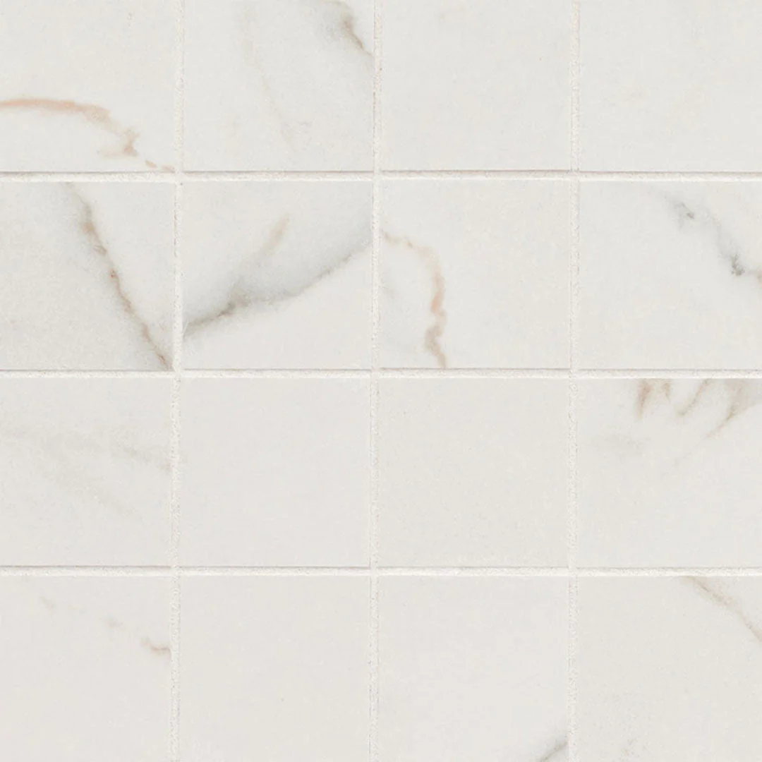 Calacatta Lucca Matte, 3" x 3" - Porcelain Tile