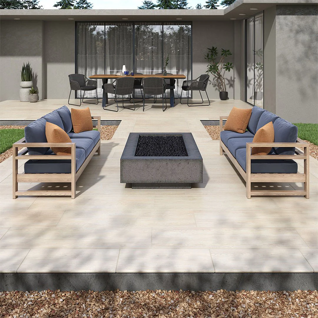 Caldera Blanca, 16" x 47" - 2CM Outdoor Porcelain Paver - Image 2