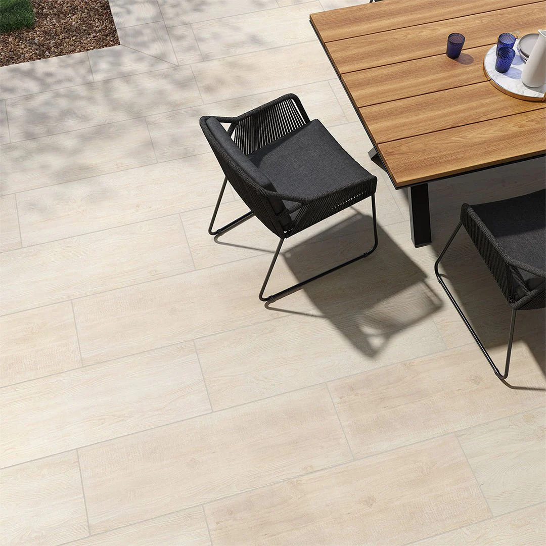 Caldera Blanca, 16" x 47" - 2CM Outdoor Porcelain Paver - Image 5