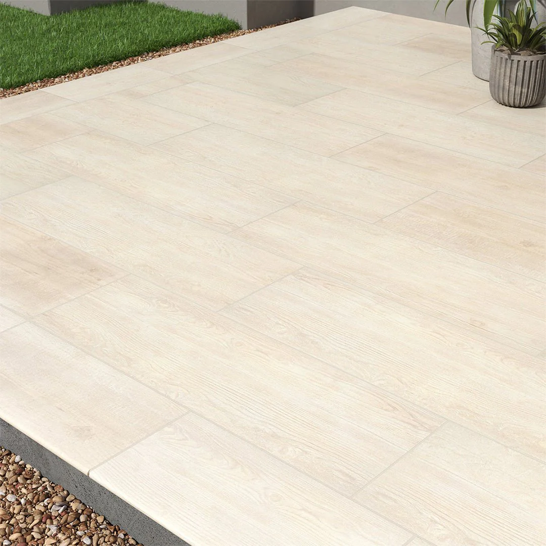 Caldera Blanca, 16" x 47" - 2CM Outdoor Porcelain Paver - Image 6
