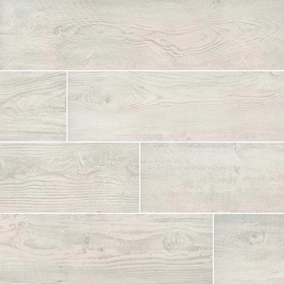 Caldera Blanca, 8" x 47" - Porcelain Tile