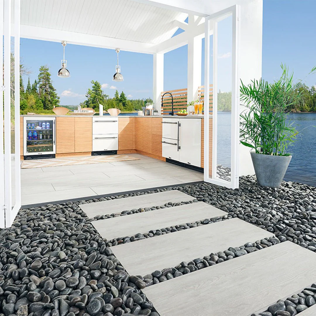 Caldera Grigia, 16" x 47" - 2CM Outdoor Porcelain Paver - Image 2