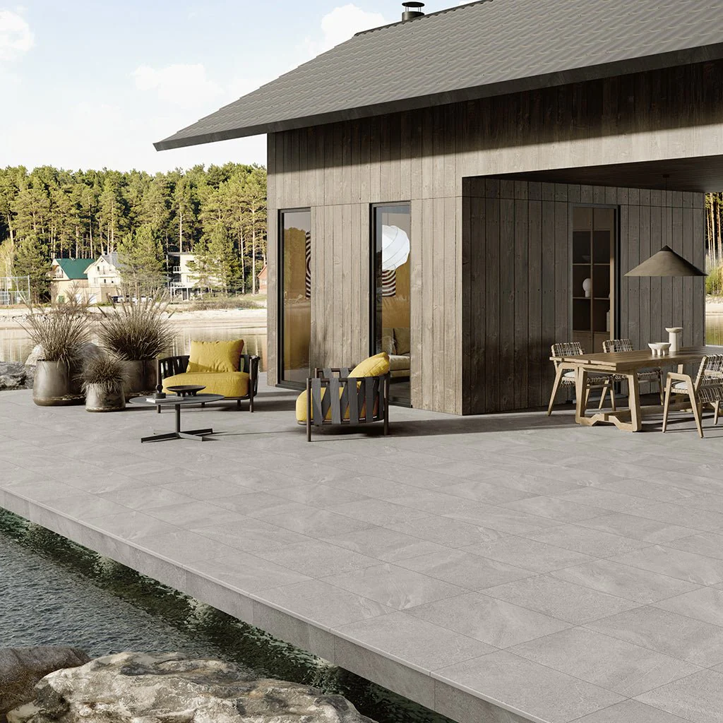Cape Cod Cold Gray, 16" x 32" - 2CM Outdoor Porcelain Paver - Image 2