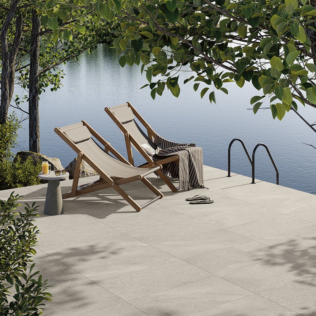 Cape Cod Ivory, 16" x 32" - 2CM Outdoor Porcelain Paver - Image 2