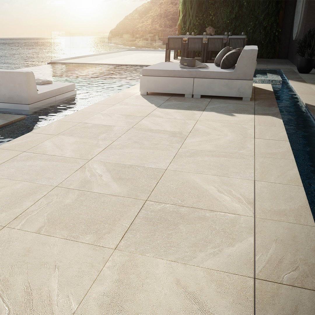 Cape Cod Ivory, 24" x 24" - 2CM Outdoor Porcelain Paver - Image 3