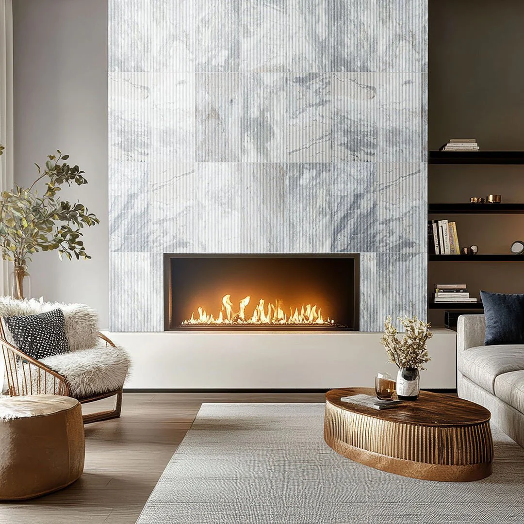 Capri Blue Milano Ribbo, 12" x 24" - Stone Tile - Image 3