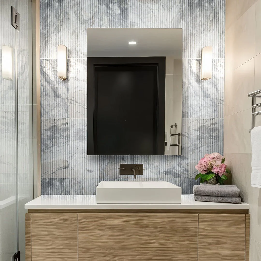 Capri Blue Milano Ribbo, 12" x 24" - Stone Tile - Image 6