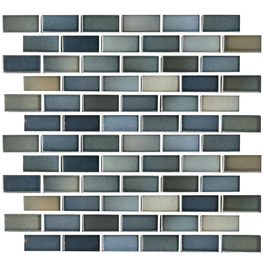 Captain Blue, 7/8" x 1-7/8" - Porcelain Pool Tile