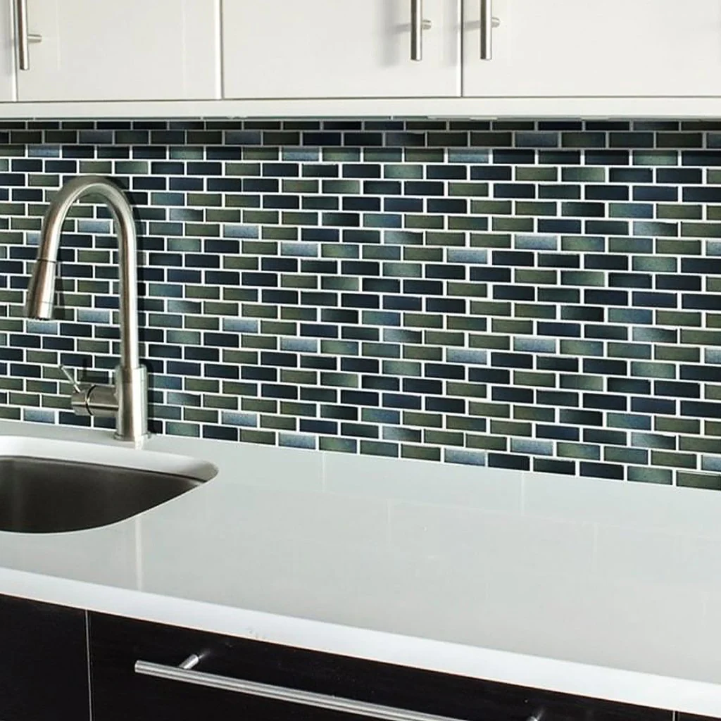 Captain Blue, 7/8" x 1-7/8" - Porcelain Pool Tile - Image 3