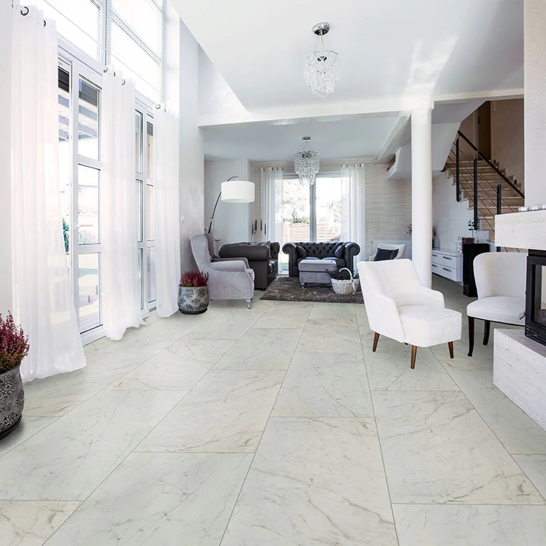 Carrara Bianco Matte, 24" x 48" - Porcelain Tile - Image 2