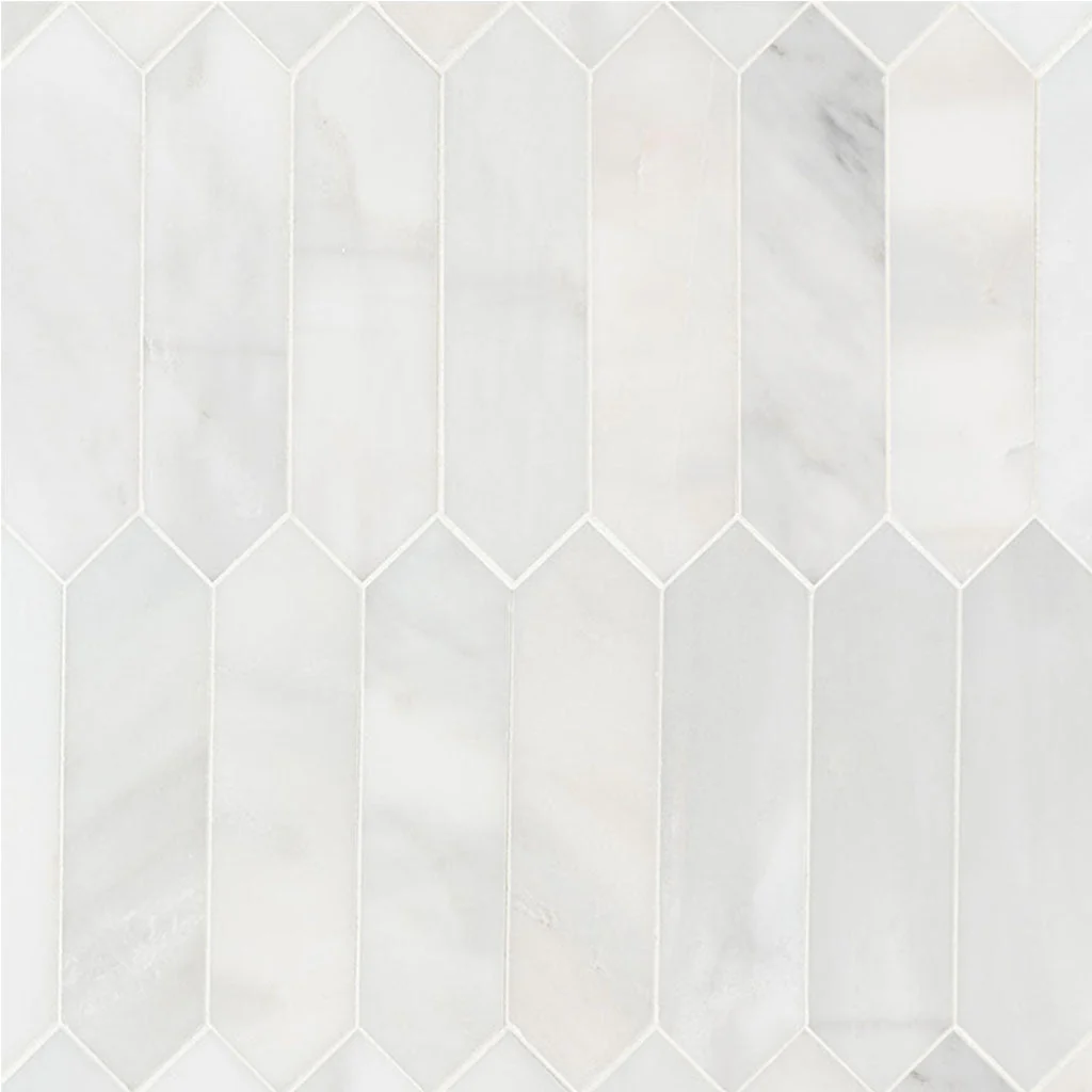 Carrara Marble Picket - Stone Tile