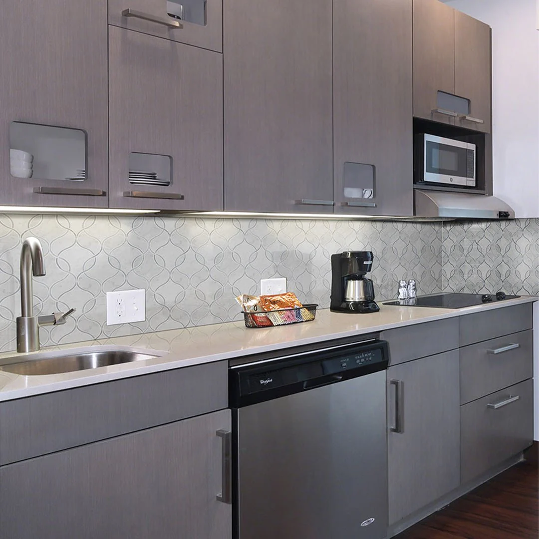 Carrara White Ellipsis - Stone Tile - Image 3