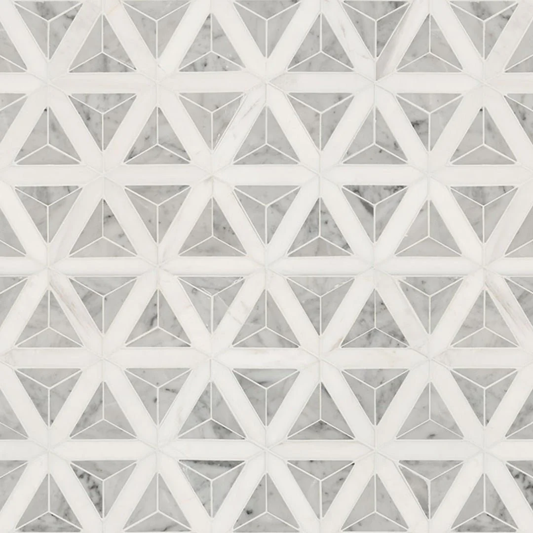 Carrara White Faceted - Stone Tile - Image 4