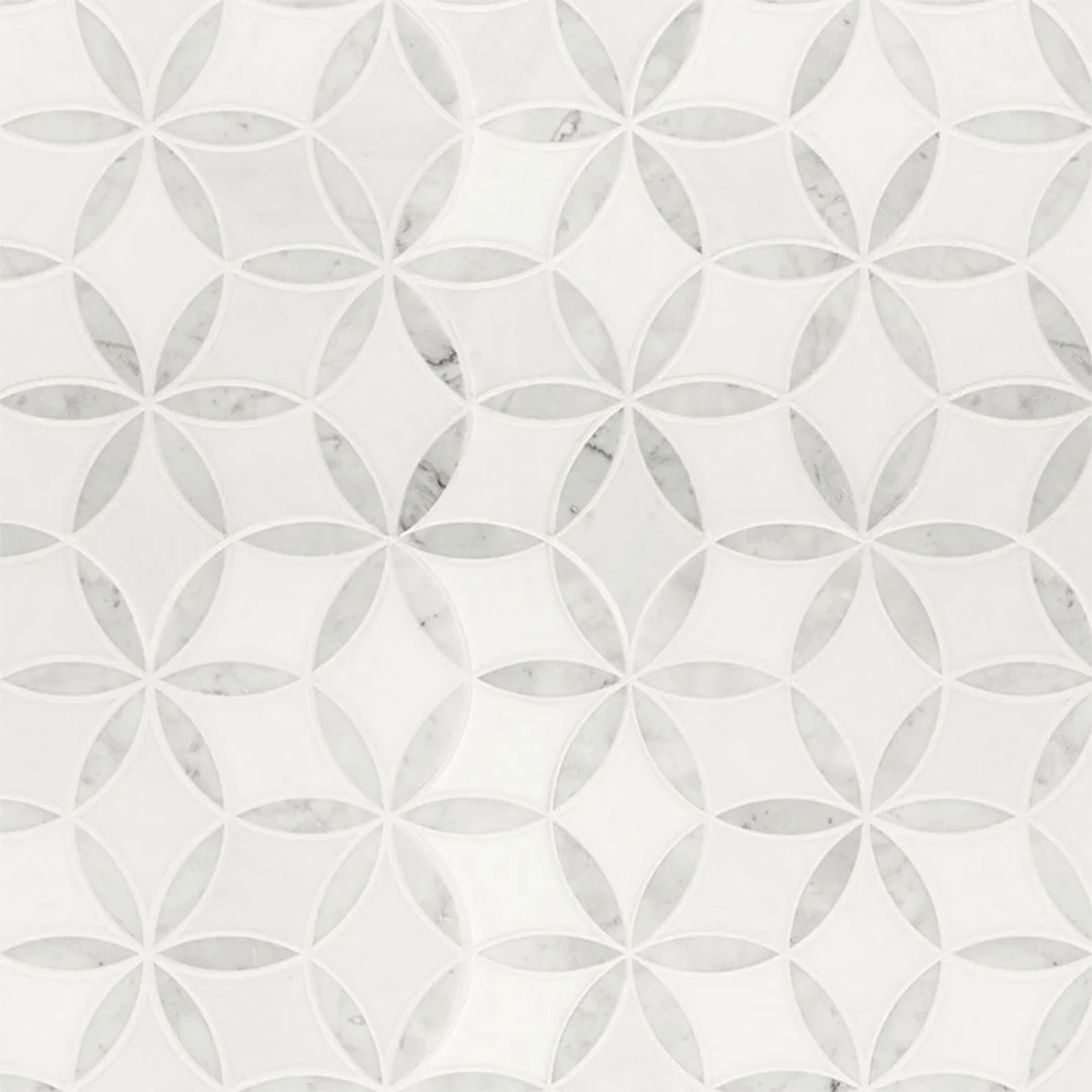 Carrara White La Fleur - Stone Tile - Image 7