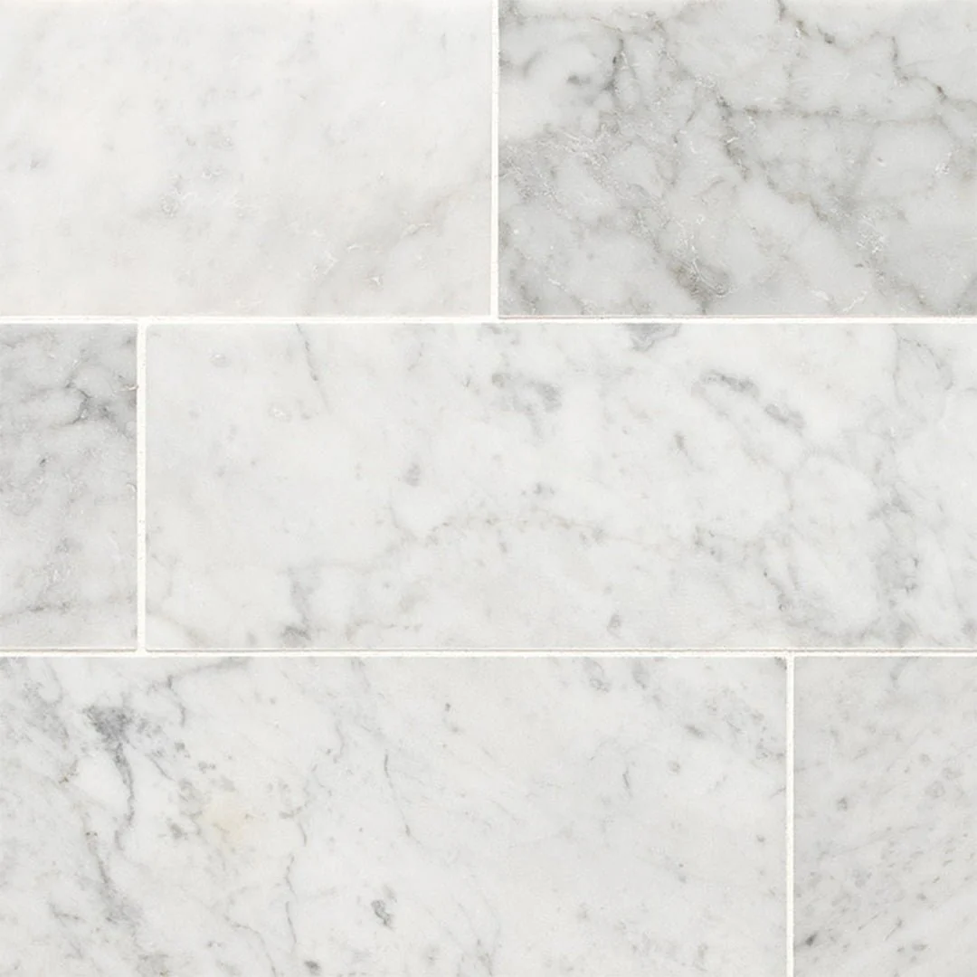 Carrara White Marble, 4" x 12" - Stone Tile