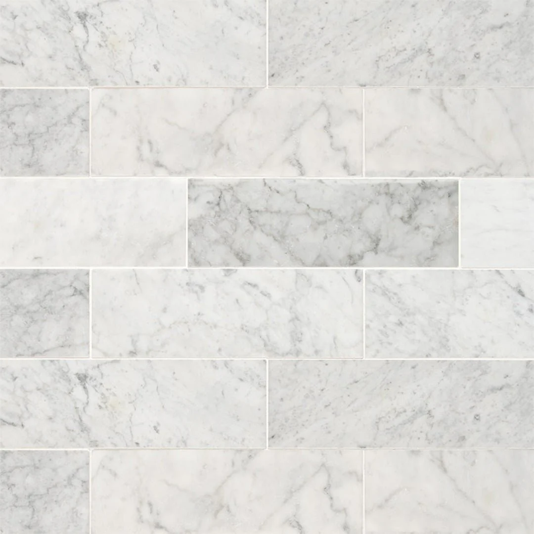 Carrara White Marble, 4" x 12" - Stone Tile - Image 3