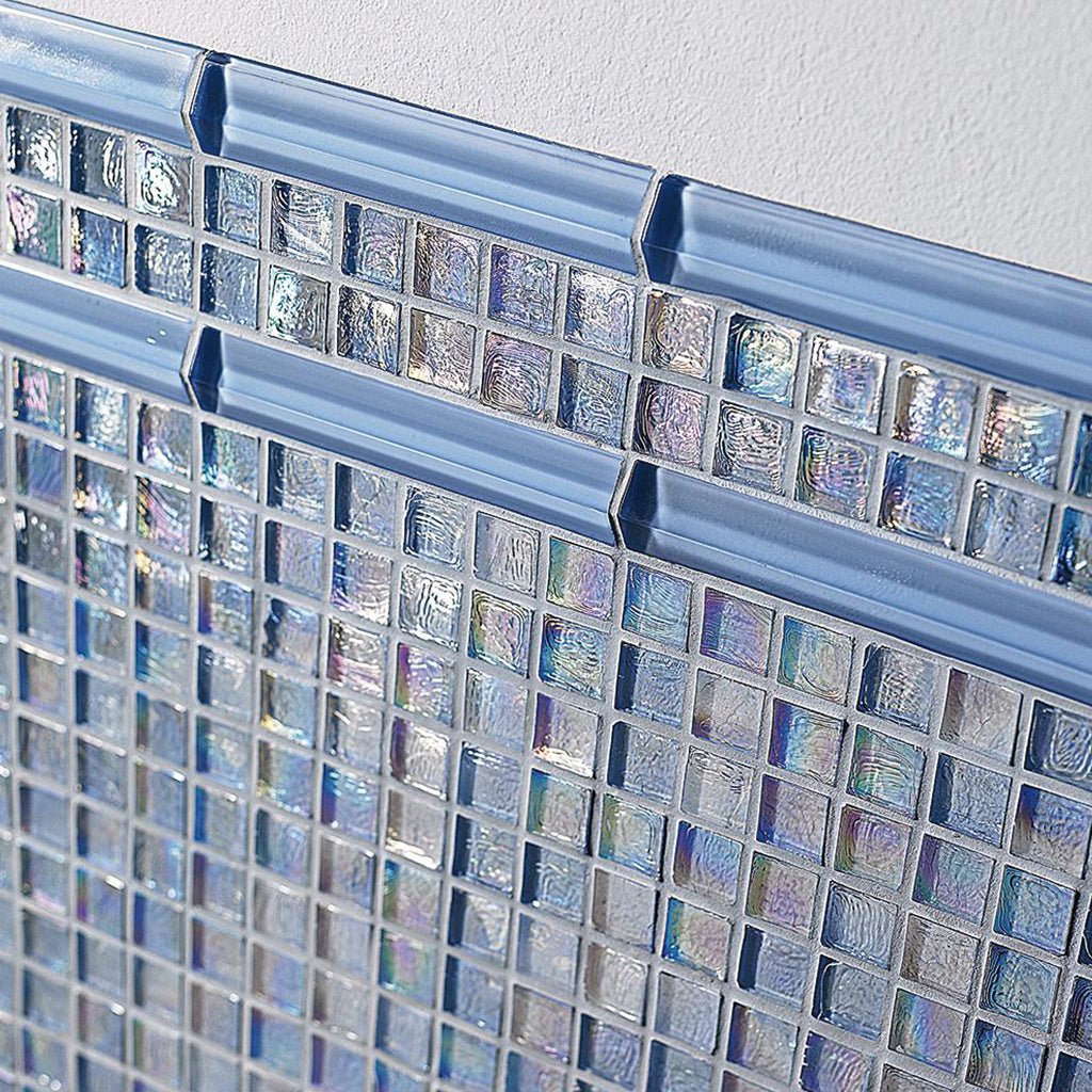 Cashmere Cubes, 7/8" x 7/8" - Glass Tile - Image 3