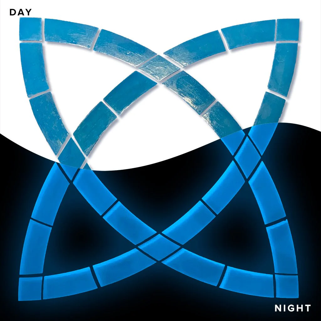 Celtic Knot - Glow in the Dark Pool Mosaics
