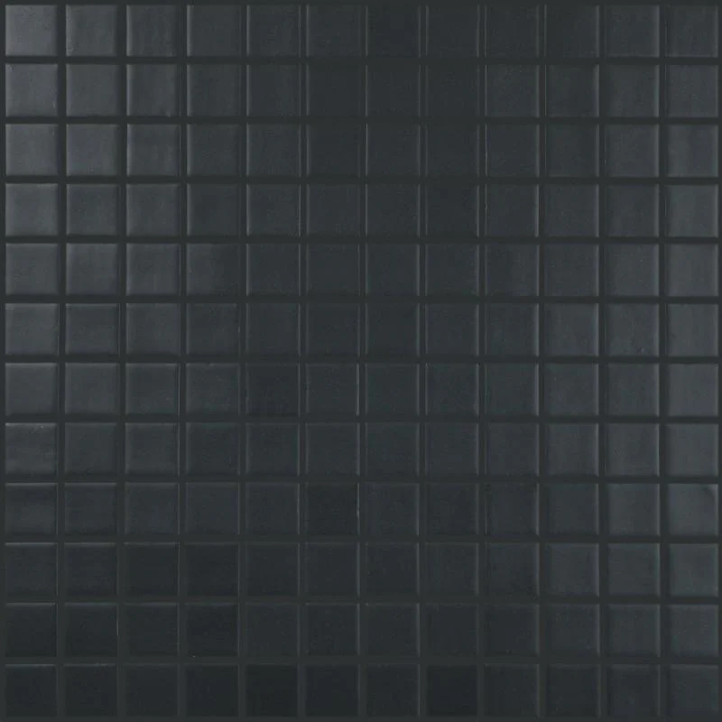 Charcoal Black, 1" x 1" - Glass Tile