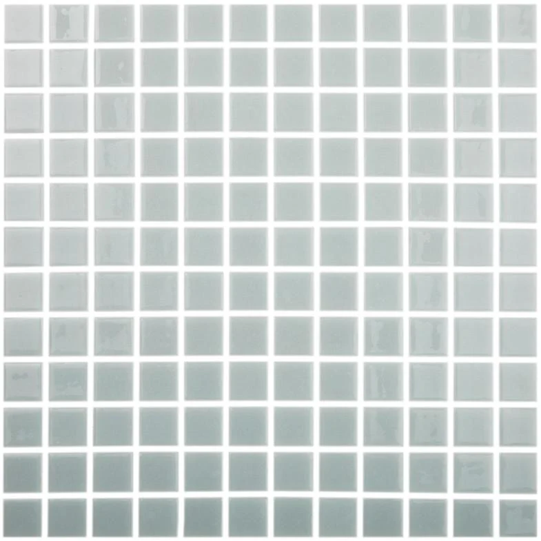 Clear Grey, 1" x 1" - Glass Tile