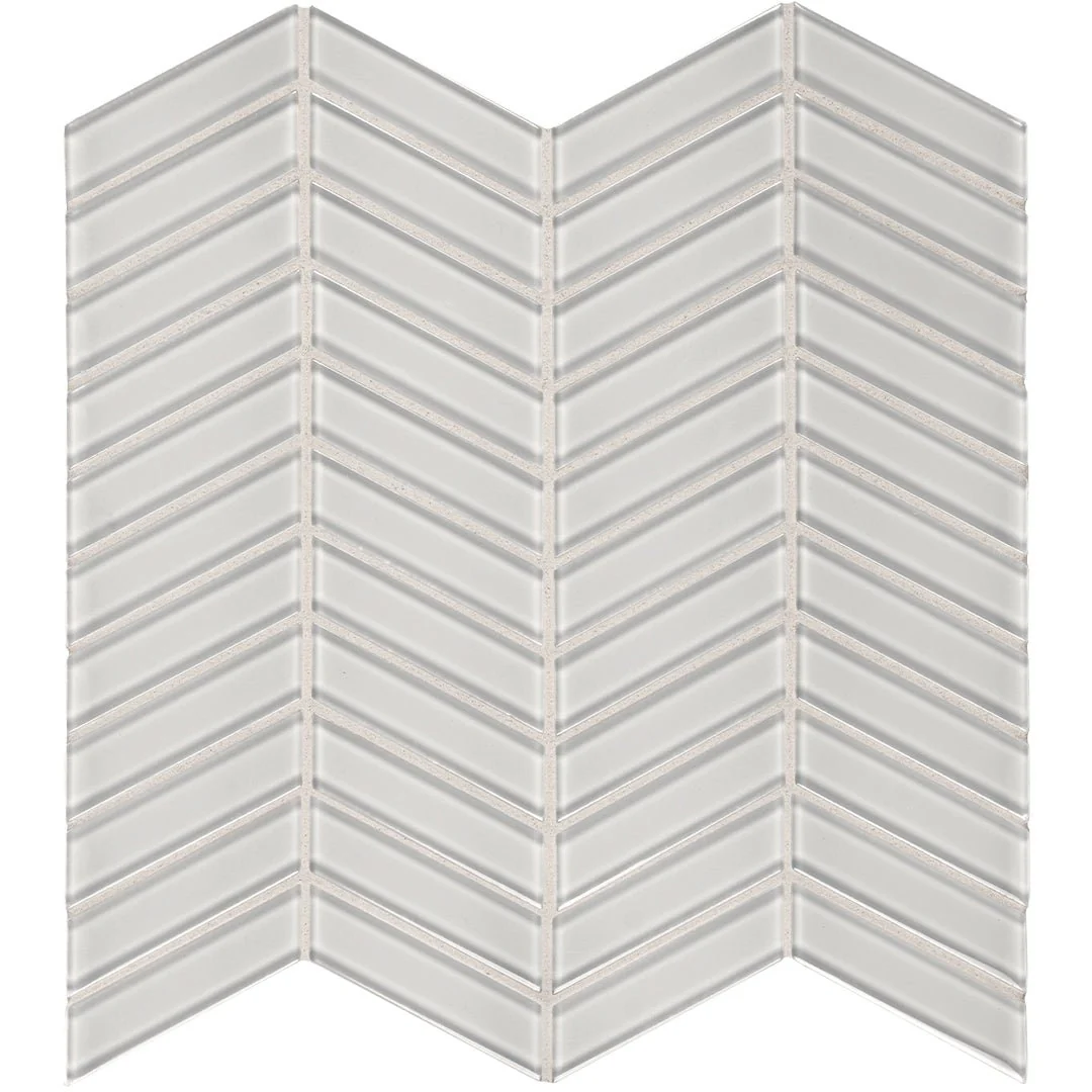 Cloud, Chevron - Glass Tile