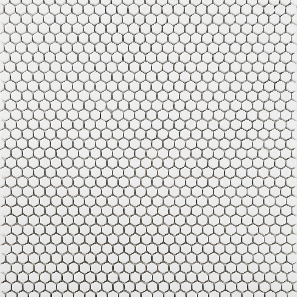 Cloud, Hexagon Mosaic - Glass Tile