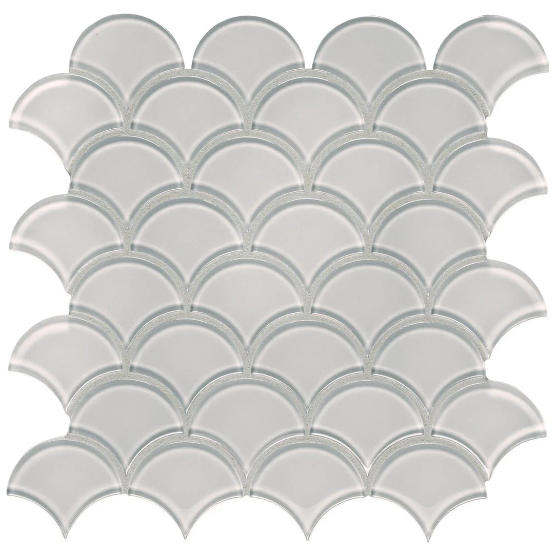 Cloud, Scallop - Glass Tile