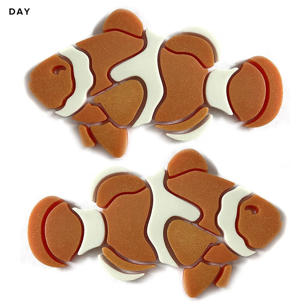 Clownfish, Left and Right - Glow in the Dark Pool Mosaics - Image 3