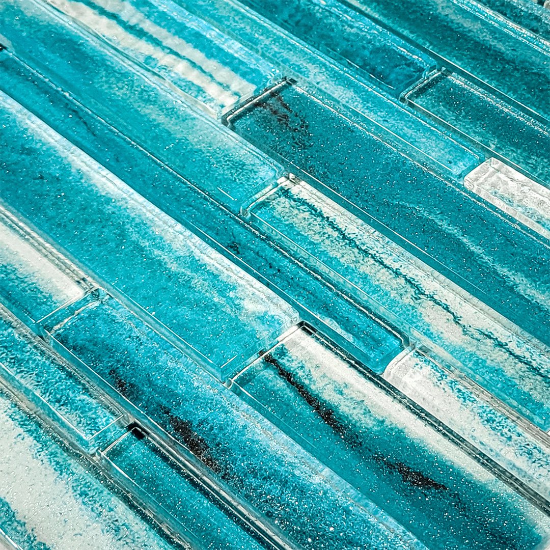 Coastal Sands Aquamarine, Mixed - Glass Tile - Image 2