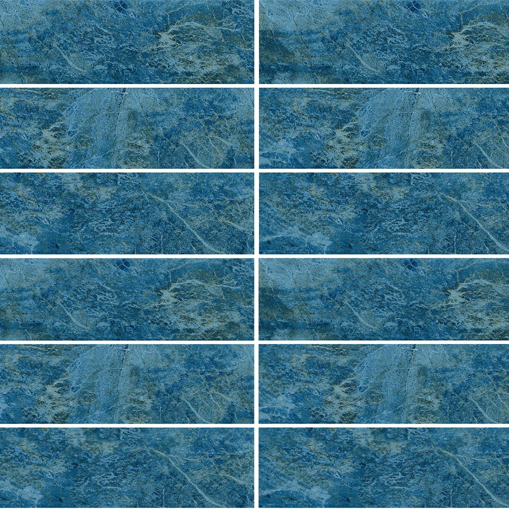 Cobalt, 6" x 20" - Porcelain Tile