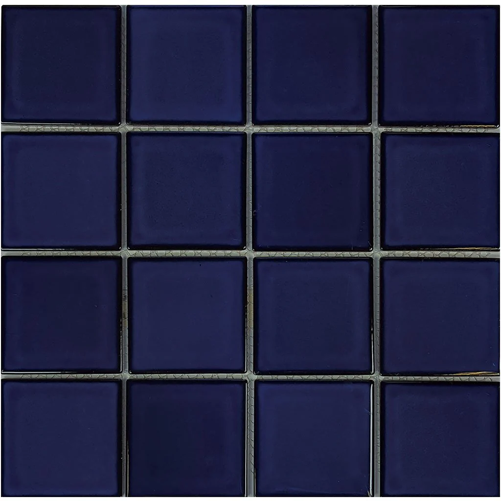 Cobalt Blue, 3" x 3" - Porcelain Pool Tile