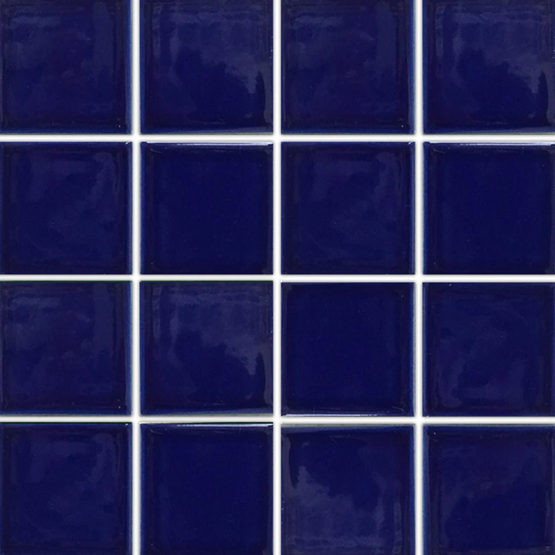 Cobalt Blue, 3" x 3" - Porcelain Pool Tile