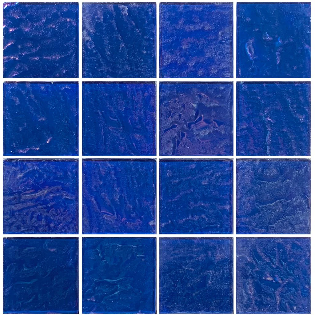 Cobalt Textured, 3" x 3" - Glass Tile