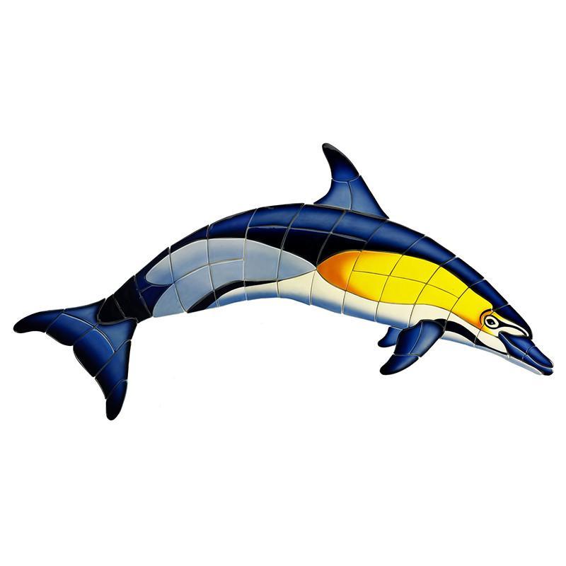 Common Dolphin - A - Pool Mosaic