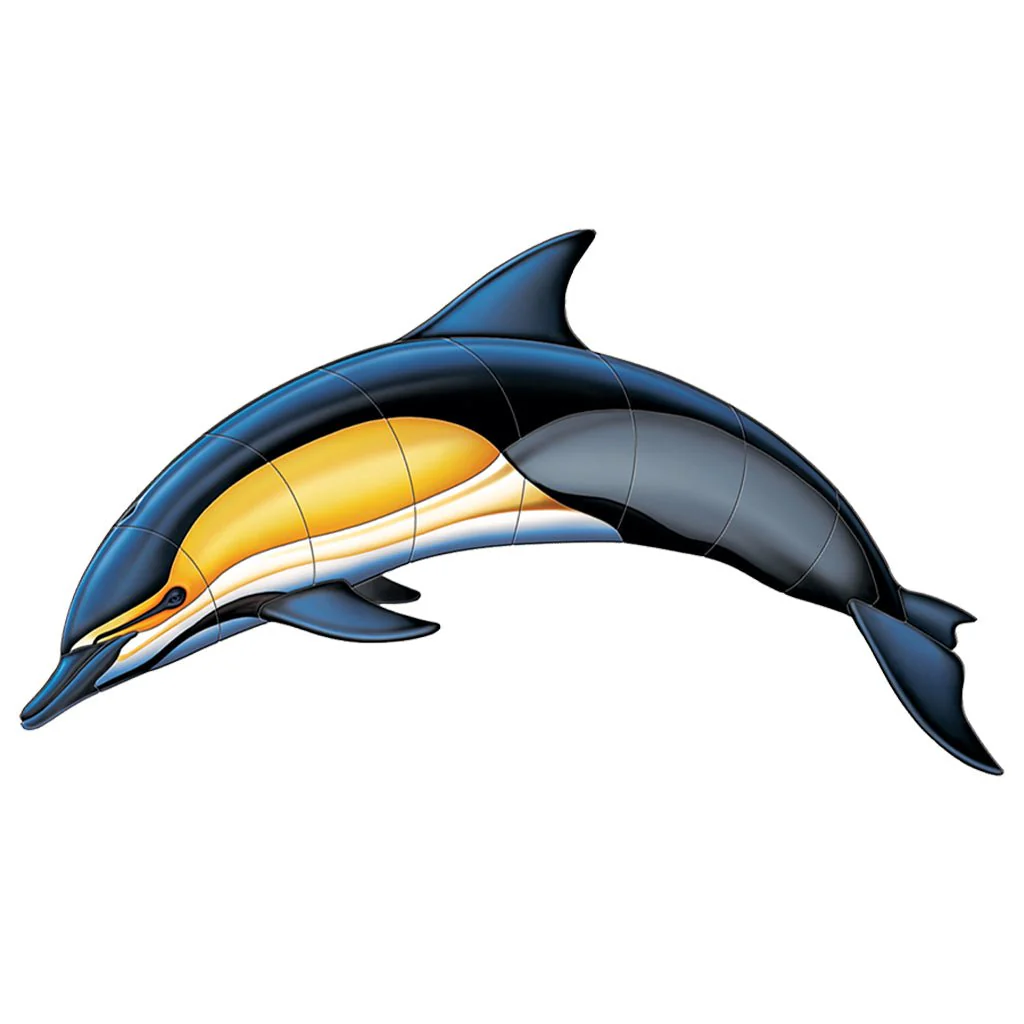 Common Dolphin - A, Porc - Pool Mosaic