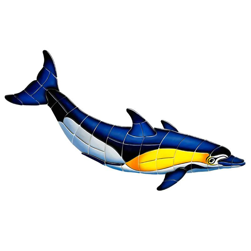 Common Dolphin - B - Pool Mosaic