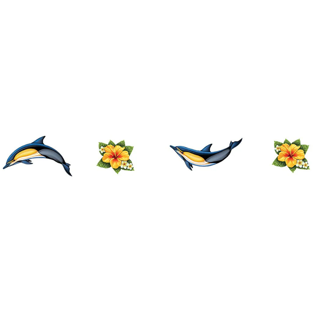 Common Dolphin Step Markers - Pool Mosaic